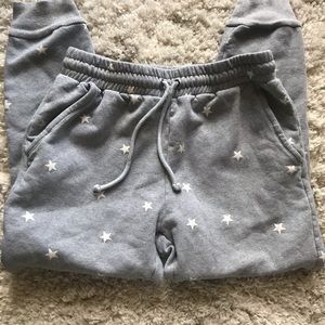 Stories grey sweats with white stars